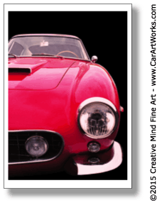 Car ART Works - Ferrari 250 GT SWB Fine Art Print