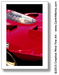 Car ART Works - Ferrari 512S Fine Art Print