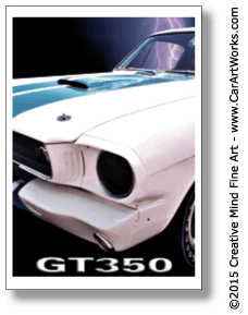 Car ART Works - Ford GT 350 Fine Art Print