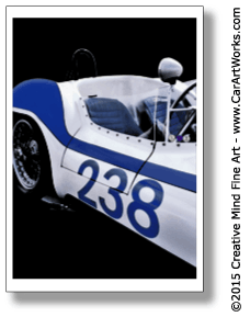 Car ART Works - Maserati Tipo-61 Fine Art Print