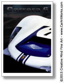 Car ART Works - Porsche 906 Fine Art Print - Copyright 2009-2025 Creative Mind Fine Art LLC - Kurt Freehauf